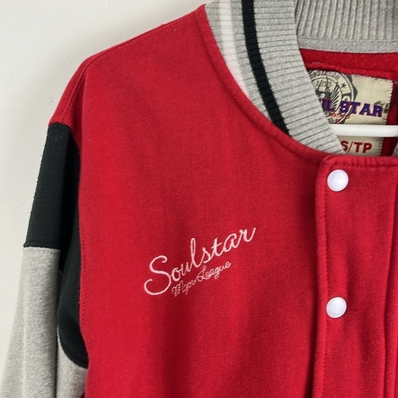 Soul Star Cotton Baseball Bomber Jacket - Picture 4 of 14